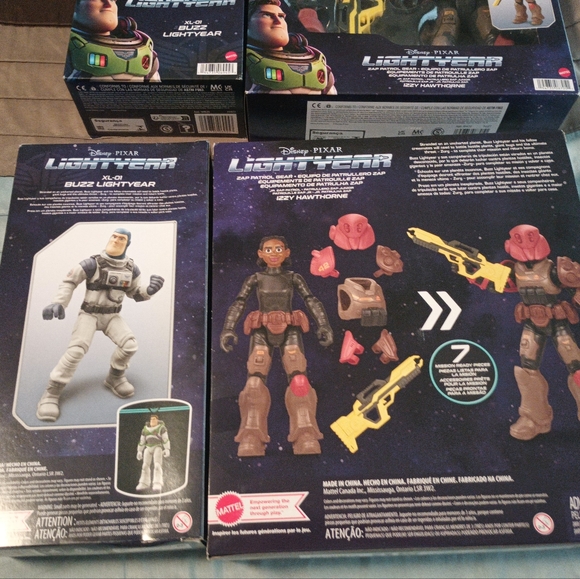 Toy Story 4 12 inch Izzy Hawthorne and Buzlightyear - Picture 2 of 7